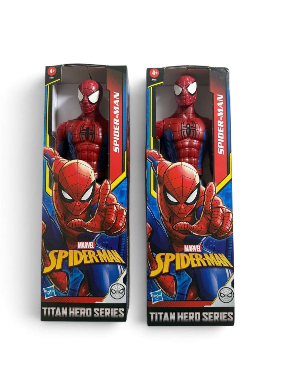 TWO-PACK Marvel Spider-Man Titan Hero Series 12-Inch Action Figures